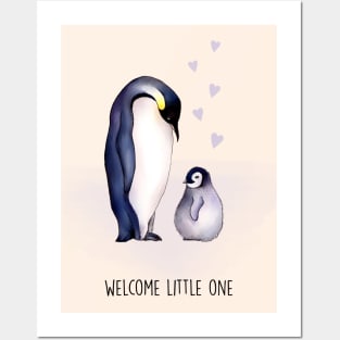 Welcome little one penguin Posters and Art